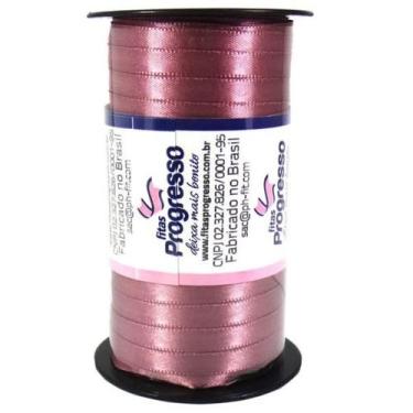 Imagem de Fita de Cetim Progresso 7mm nº1 - 100m Cor 344 Rosé - 01 unidade - Fit
