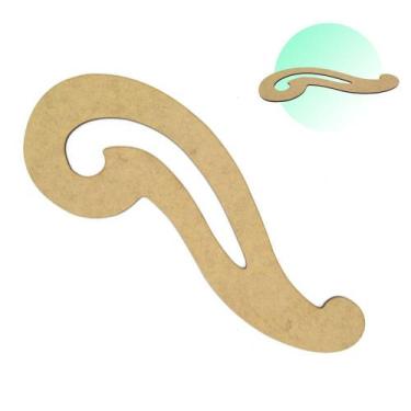 Imagem de Régua Curva Francesa 1116 Mdf Costura Modelista Patchwork - Levolpe