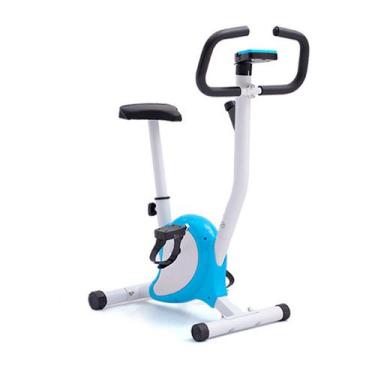 Imagem de Bicicleta Ergométrica Deend Fitness Vertical Branco E Azul