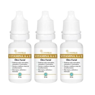 Imagem de COMBO  Vitamina A (5 mL) + Vitamina E (5 mL) 10 mL - 3 Unidades - Derm