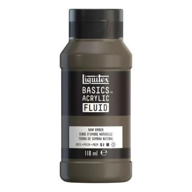 Imagem de Tinta acrilica basics fluid 118ml liquitex escolha a cor, 410 BURNT UM