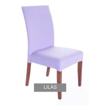 Imagem de Kit 4 Capas De Cadeira Malha Gel Elástica Para Sala Cozinha - INGRID B