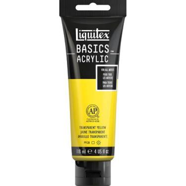 Imagem de Tinta Acrilica Liquitex Basics 118ml - 045 Transparent Yellow