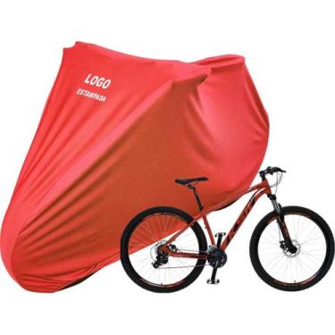 Imagem de Capa Protetora Bike Ksw Xlt 400 Mtb Tecido Helanca - Mz, Vermelho