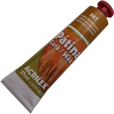 Imagem de Patina Cera Wax Acrilex Cobre Iridescente 37 ml