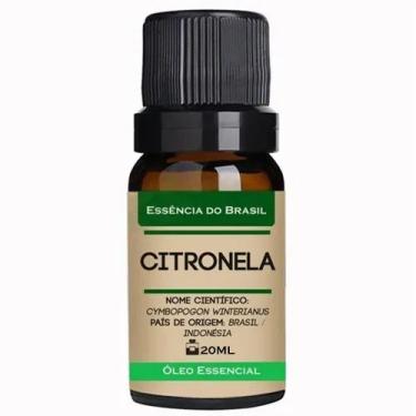 Imagem de Óleo Essencial Citronela 20ml - Puro e Natural - Essência do Brasil