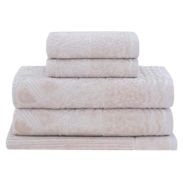 Imagem de Buddemeyer Jogo de Toalhas Gigante Tucano Bege 5 peças