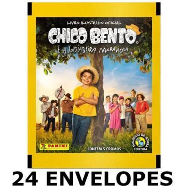 Imagem de Kit 120 Figurinhas Turma da Monica do Filme do Chico Bento E A Goiabei