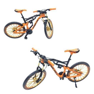 Imagem de Bicicleta Miniatura Mountain Bike Speed Em Metal Ciclismo - Top Casa, 