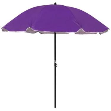 Imagem de Guarda Sol Articulado Classic Verão Piscina Praia FPS 60 Ajustável Gra