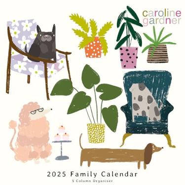 Imagem de Calendário de parede 2025 Caroline Gardner Dogs Square Family Planner