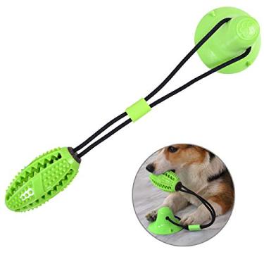 Imagem de Guardians Brinquedo de mastigar para cães com ventosa para mastigadores agressivos, petiscos para treinamento de filhotes, escova de dentes, para limpeza de dentes de animais de estimação, brinquedos