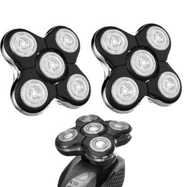 Imagem de Wasailife Lâminas de substituição Pro Head Shaver compatíveis com Remington Balder Pro Head Shaver modelo XR7000, barbear elétrico de precisão para homens carecas (pacote com 2)