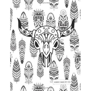 Imagem de Academic Planner 2019-2020: Pattern And Sugar Skull Cover To Color Yourself On This July 2019 Through June 2020 Academic Calendar.