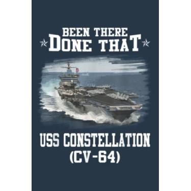 Imagem de USS Constellation CV-64 Veterans Day Father Day: Study Notebook, 6 x 9 inches, 120 pages