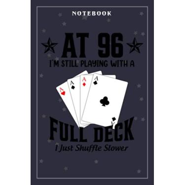 Imagem de Notebook Journal Funny 96th Birthday Gift - 96 Year Old Cards: Meeting, Goals, Work List, Financial,6x9 in, Happy, Goal, Life, Gym, Personal Budget