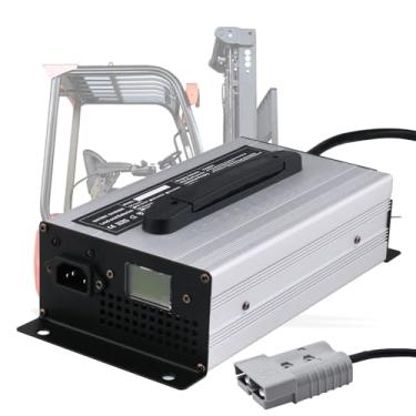 Imagem de Carregador de bateria 12V/24V/36V/48V/60V/72V carregador de bateria de chumbo ácido, com plugue Anderson para empilhadeira elétrica, carrinho de golfe, transpaleteira,60v 15a,175A