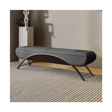 Imagem de LICONG-2020 Banquinho de cabeceira moderno e simples banco de mesa banco de cabeceira banco de armazenamento multifuncional sala de estar móveis decorativos um banco colocado no final da cama (H,150 x