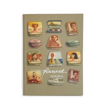 Imagem de PLANNER SEMANAL MARIA EUGÊNIA AMÉLIE TECA PAPELARIA