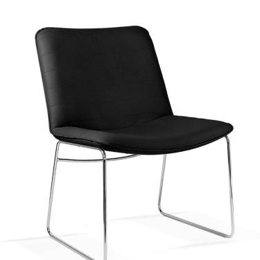 Imagem de Cadeira Fixa Rennes 88,5cm X 62,5cm X 65cm Preto