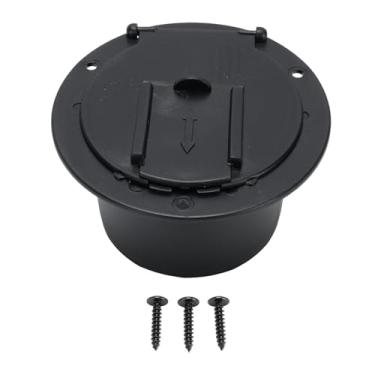 Imagem de Cordão de Alimentação RV Tampa de Proteção Protetora Proteção à Prova de Intempéries Hatch para a Barraca de Tenda de Viagem Garagem para Motorhome (BLACK)