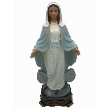 Imagem de Imagem de Nossa Senhora das Graças com Medalha e Oração (TX32509T) - A