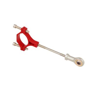 Imagem de NMNRC Steel RC Trailer Pull Rod Link Linkage & Tow Hook Drop Hitch Receiver for 1/10 TRX4 TRX6 Axial SCX10 II III Redcat Losi HSP Hip RC Car Series Upgrades Part Red