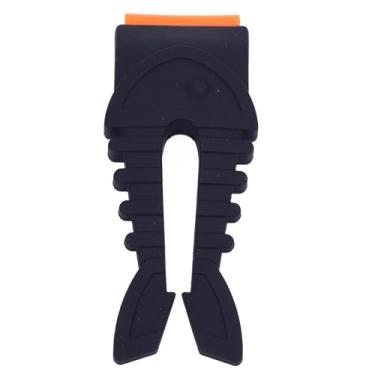 Imagem de Bloqueio do Botão do Fogão de Silicone para Segurança Infantil, Cobertura de Segurança Com Espátula de Duas Lados Design à Prova de bebê Tampas de Maçaneta para Fogão a Gás (Preto)