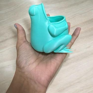 Imagem de Organizador Porta Caneta, Lápis Sapo Verde - Flex 3D