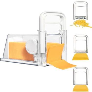 Imagem de Cortador Ralador Fatiador Queijo Presunto Mortadela Pote Hermetico 4 E