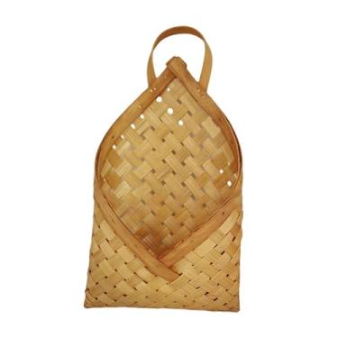 Imagem de ＡＷＨＡＯ Organizador decorativo Plantadores pendurados Casquete de cesto de cesto de cesta de canto de fazenda, L