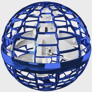 Imagem de Spinner Voador Led Flynova Pro Bola Esfera Mini Drone Azul