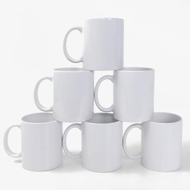 Imagem de Caneca de Porcelana para Sublimação Premium 325ml - 6 Un.