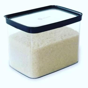 Imagem de Pote hermético acrílico Helsim arroz 4000ml