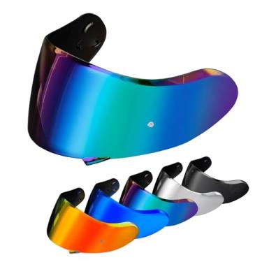 Imagem de PSLER Neotec 2 Visor - Capacete CNS-3 Viseira matizada Proteção UV Neotec2 Face Shield Substituição para Neotec2 CNS-3, Cor Profunda Verde