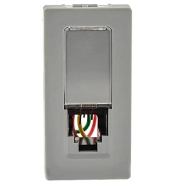 Imagem de TOMADA TELEFONE RJ11 4 FIOS 1M CINZA - PIAL PLUS+ - 615010CZ