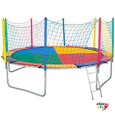 Imagem de Cama Elástica 3,66m Chicoplay Colorida Nacional
