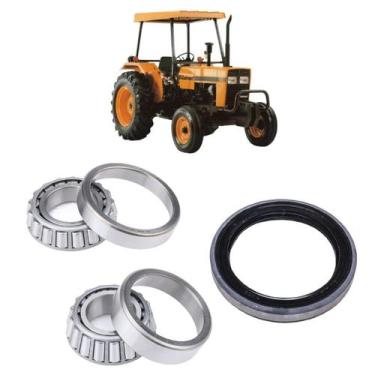 Imagem de Rolamentos Roda Dianteira Valmet Trator 62 65 85 86id kit - AD Parts