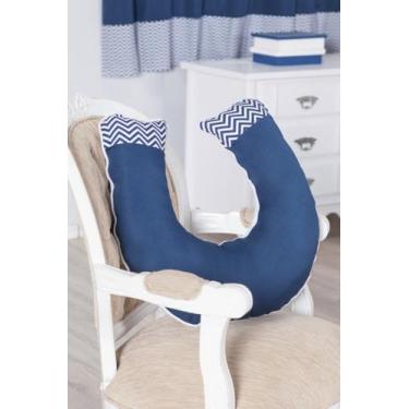 Imagem de Almofada Amamentar Sonho Encantado Marinho - Doca Enxovais