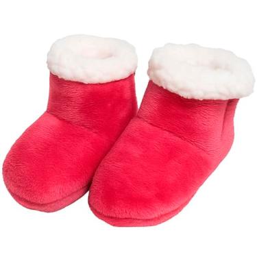 Imagem de Pantufas Sapatinho Bebês Inverno De 0 a 12 Meses Rosa - 0 a 12 Meses