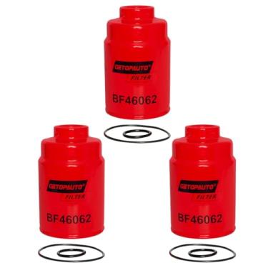 Imagem de GETOPAUTO Filtro De Combustível Bf46062 Compatível Com Chevy Silverado E Gmc Sierra 2001-2016, Express Savana 2012-2016, Motor Diesel Duramax 6,6 L. Substitui 12633243 Tp3018 12664429 Tp3012 (Conjun