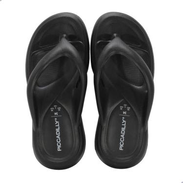Imagem de Tamanco Feminino Piccadilly De Dedo Marshmallow Preto