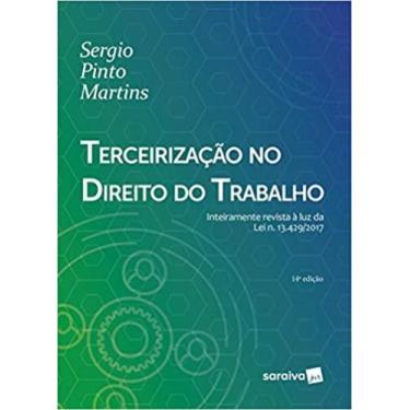 Imagem de Terceirização no Direito do Trabalho - SARAIVA (JURIDICOS) - GRUPO SAR