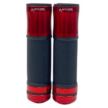 Imagem de Manopla Luva Punho Stark Race Apolo Universal Motocicleta, Vermelho