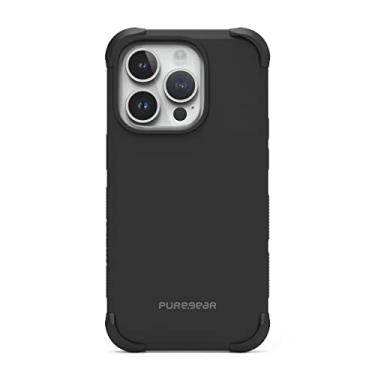 Imagem de PureGear Capa DualTek para Apple iPhone 14 Pro (2022) de 6,5 cm, proteção aprovada e testada militar, capa protetora durável resistente para iPhone 14 Pro, certificação de teste de queda de 6 m