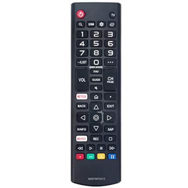 Imagem de AKB75675313 Controle remoto de substituição aplicável para LG TV 65UM7100PUA 49UM6900PUA 55UM6900PUA 43UM7100PUA 60UM7200PUA 43UM7300PUA 43UM7310PUA 50UM7300PUA 50UM7300PUA 0PUA 500 UM7400PUA