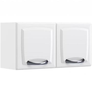 Imagem de Armário Aéreo Duplo Itatiaia New Premium Com 2 Portas - 80cm Branco