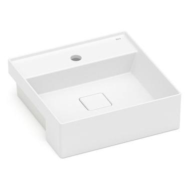 Imagem de Cuba De Semi Encaixe 400cm X 400cm Com Mesa T10 Terra Roca Blanco Mate