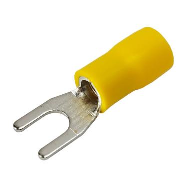 Imagem de Terminal Forca 6,0mm Svs 5,5-4 Amarelo Sibratec Pacote C- 100pçs Único