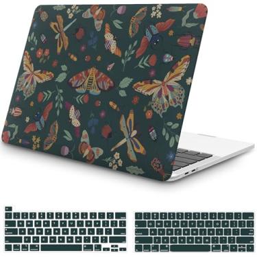 Imagem de iCasso Capa protetora fina de plástico rígido + capa de teclado para Mac Pro de 13 polegadas M2 2025, 2024-2016 A2338 M1 A2251 A2289 A1989 A1708 A1706, capa protetora fina de plástico rígido + capa de